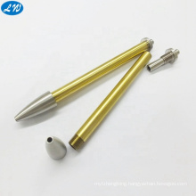 Ballpaint Pen Assembly Components Parts CNC Turned Machining Nickel Plating Brass Micro Machining Milling Aluminum Steel Alloys